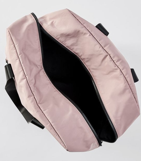 Active Zip Front Overnighter Bag - Black