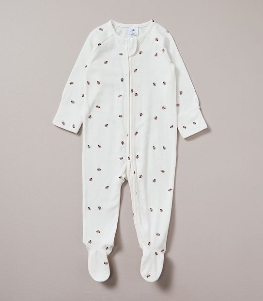 Baby Organic Cotton Print Coverall