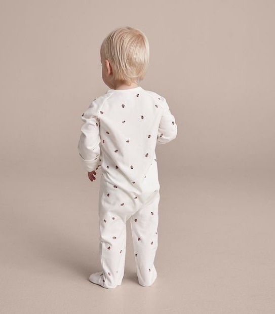 Baby Organic Cotton Print Coverall