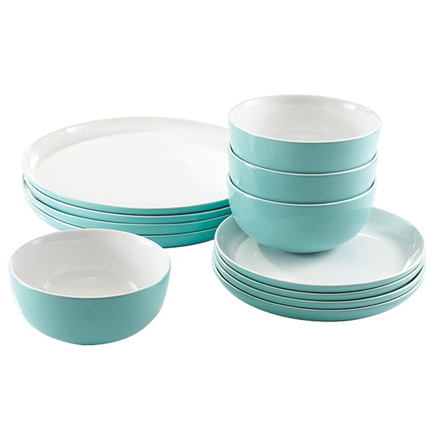 Canteen 12 Piece Dinnerset Blue Target  Australia 