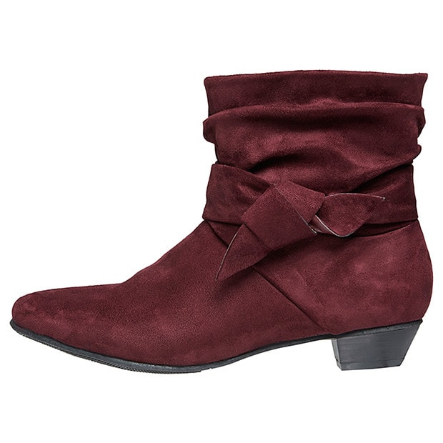 Jacinta Ankle Boots - Burgundy | Target 