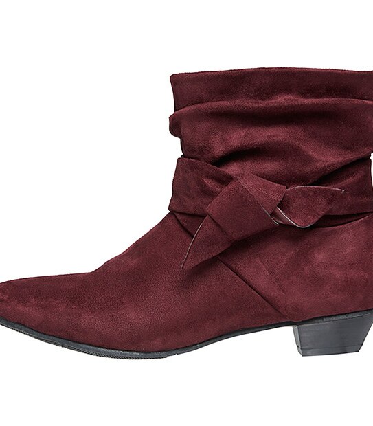 Jacinta Ankle Boots - Burgundy