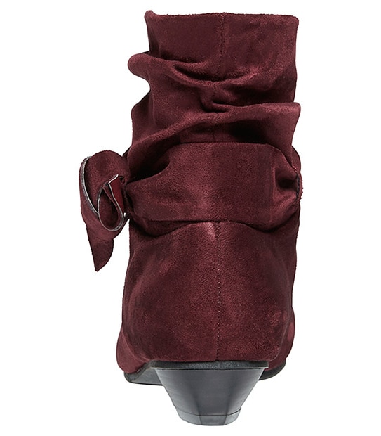 Jacinta Ankle Boots - Burgundy