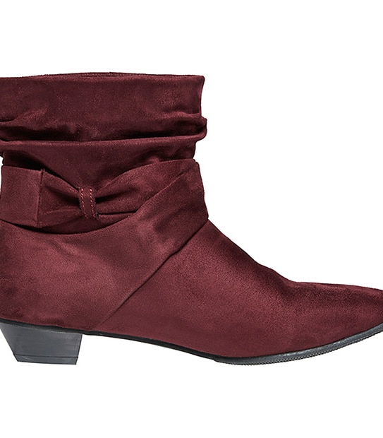 Jacinta Ankle Boots - Burgundy