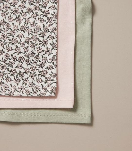 3 Pack Baby Organic Cotton Top 3 of 6