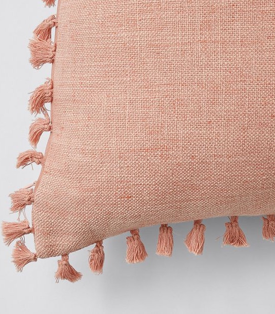 Marcella Tassel Textured Cushion