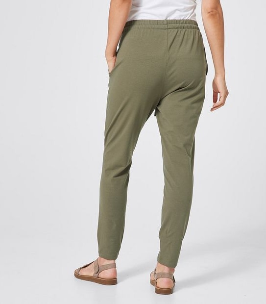 Organic Cotton Jersey Drop Crotch Pants