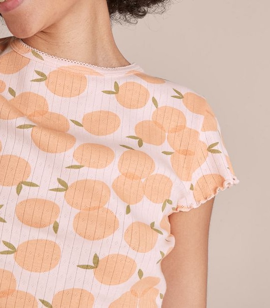 Lily Loves Pointelle T-Shirt and Shorts Pyjama Set