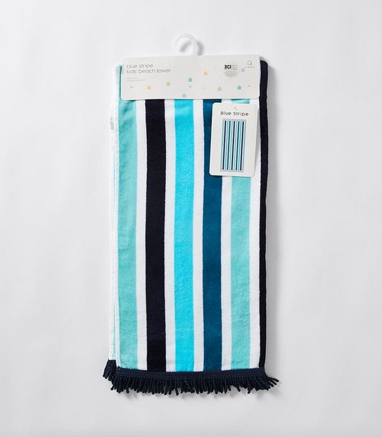 Kids Striped Beach Towel