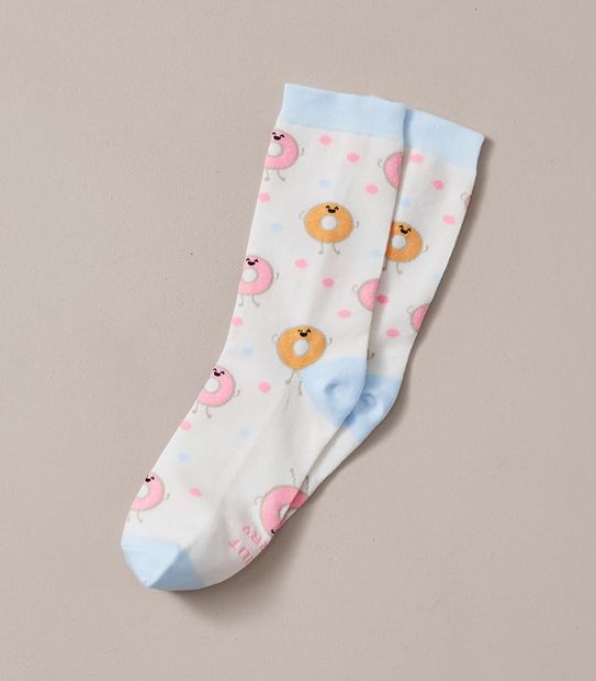 Simon De Winter Crew Cut Socks - Donut Worry