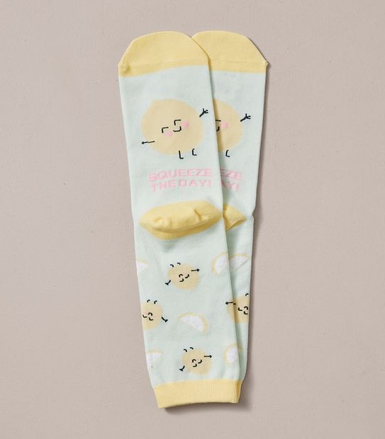 Simon De Winter Crew Cut Socks - Squeeze The Day!