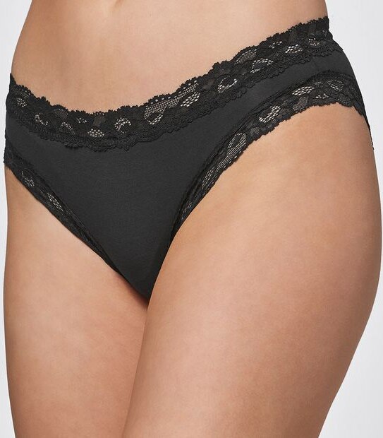 Modal and Lace Bikini Briefs