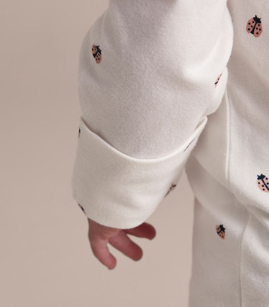 Baby Organic Cotton Print Coverall