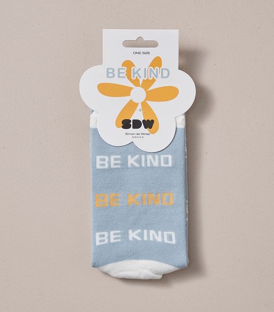 Simon De Winter Crew Cut Socks - Be Kind