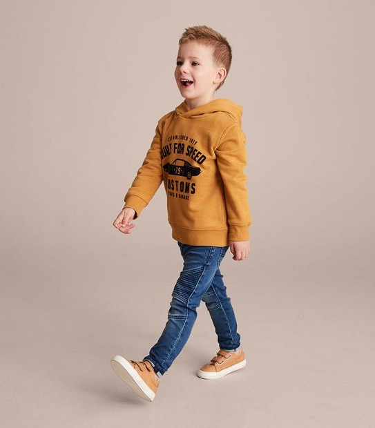 Flock Print Hoodie