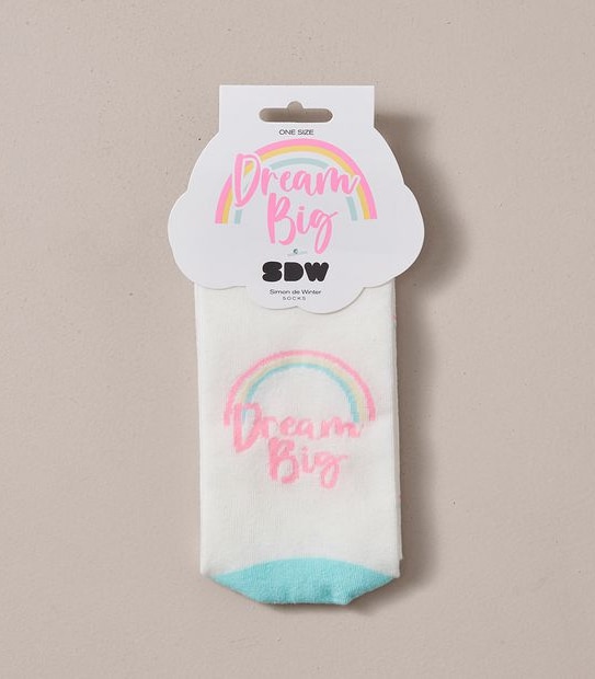 Simon De Winter Crew Cut Socks - Dream Big