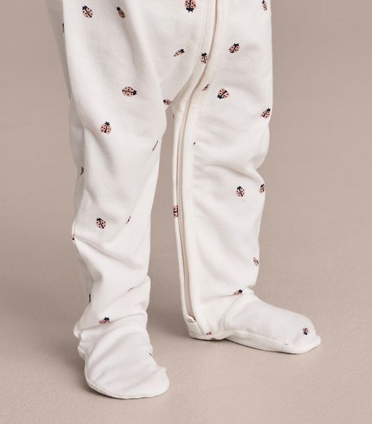 Baby Organic Cotton Print Coverall