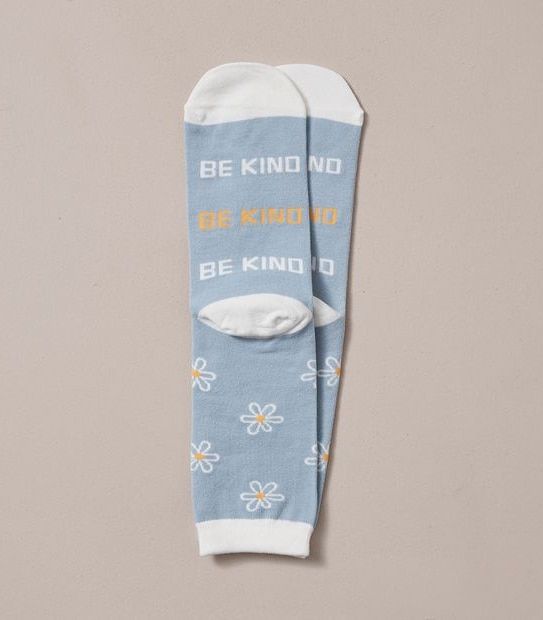 Simon De Winter Crew Cut Socks - Be Kind