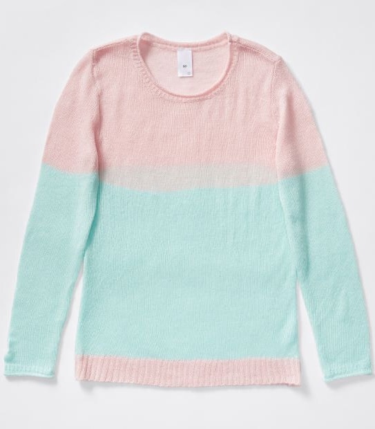 Knit Colour Block Jumper