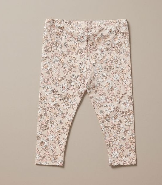Baby Organic Cotton Print Leggings