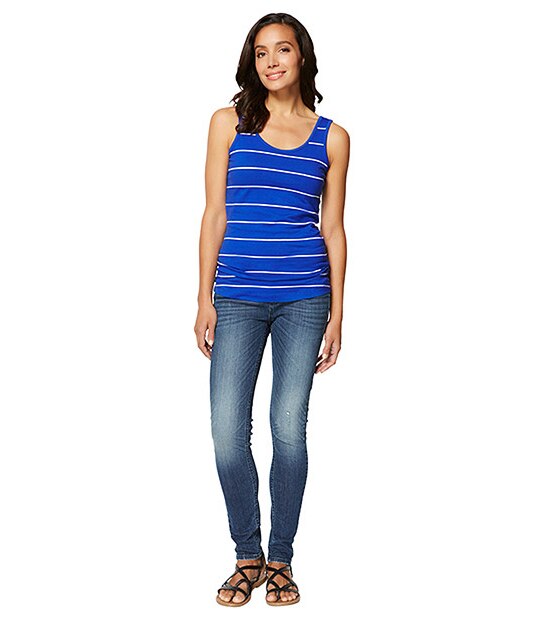 Tank - Blue / White