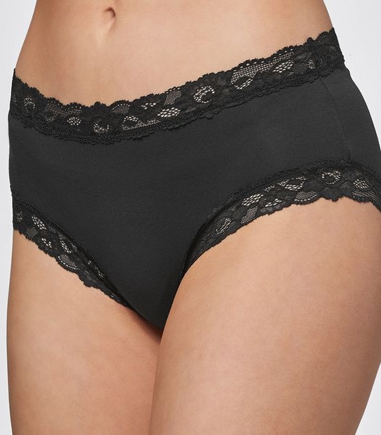 Modal and Lace Midi Briefs