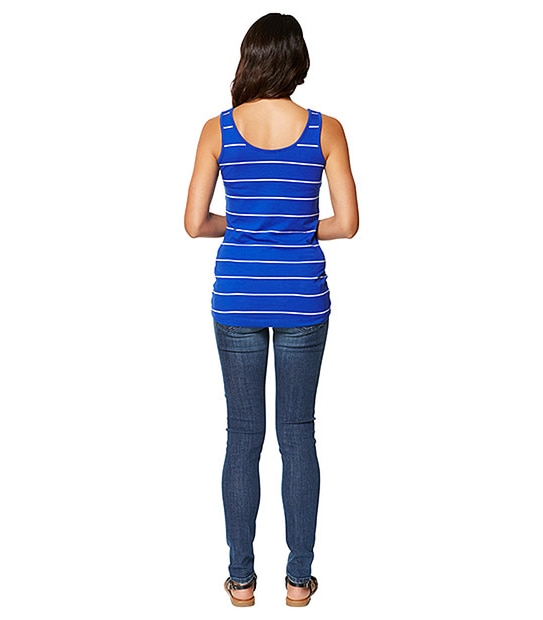 Tank - Blue / White