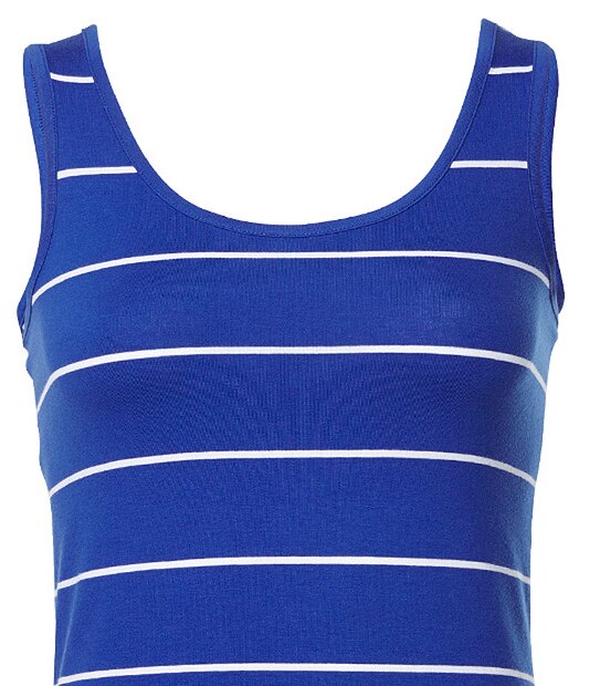Tank - Blue / White
