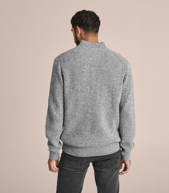 Chunky Half Zip Knit Jumper