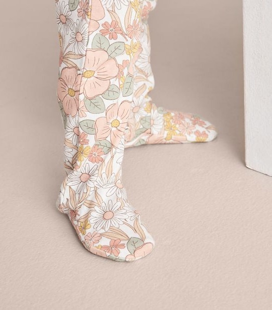 Baby Organic Cotton Print Coverall 5 of 5