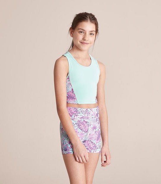 HB247666_04 S23 ACTIVE AOP BIKE SHORT TROPICAL 2 of 5