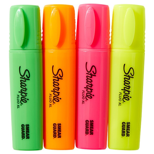 Sharpie 4 Pack Fluro Highlighters Target Australia
