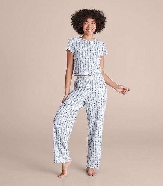 Lily Loves Pointelle T-Shirt and Pants Pyjama Set