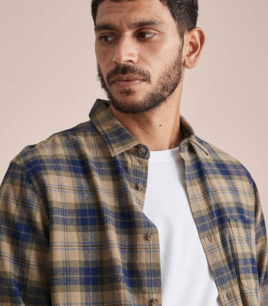 Indigo Check Shirt