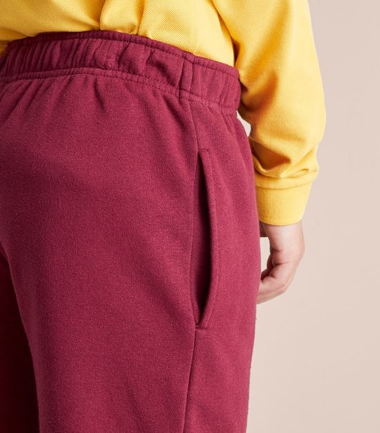 School Cuffed Fleece Trackpants