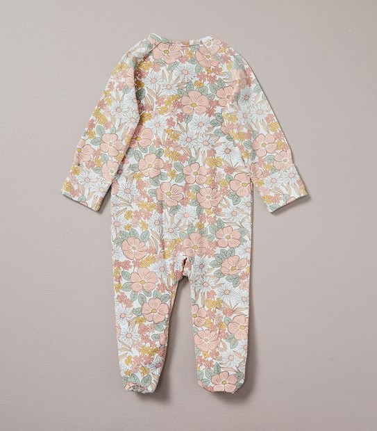 Baby Organic Cotton Print Coverall