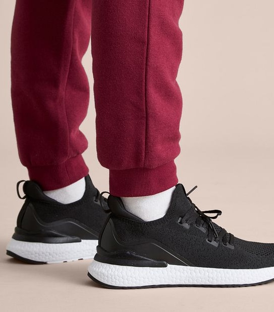 School Cuffed Fleece Trackpants