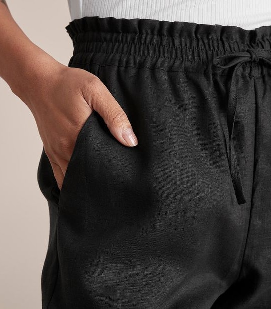 Dannii Minogue Petites Linen Jogger Pants