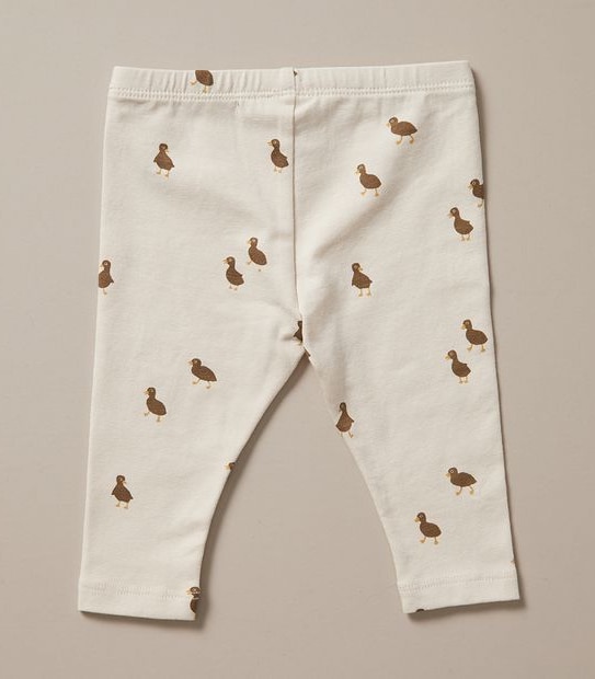Baby Organic Cotton Print Leggings