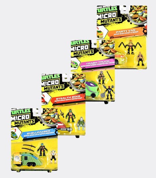 Teenage Mutant Ninja Turtles Micro Mutants Vehicle Assorted