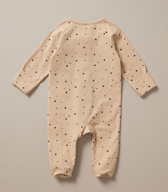 Baby Organic Cotton Print Coverall 2 of 3