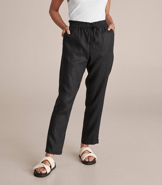 Dannii Minogue Petites Linen Jogger Pants Target Australia