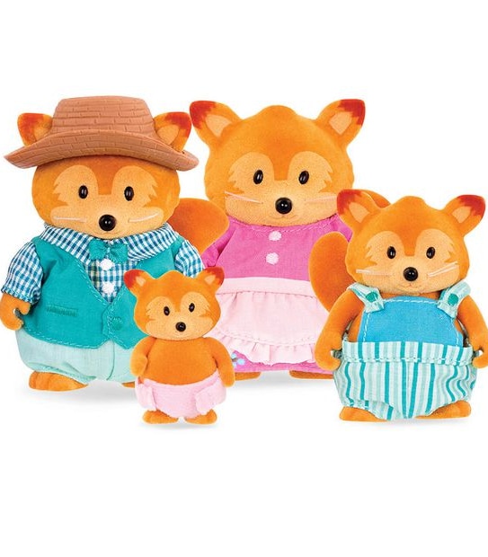 Li'l Woodzeez Fox Family