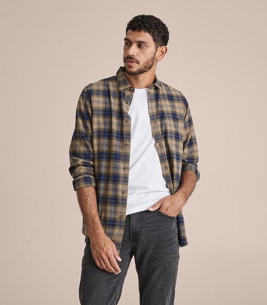 Indigo Check Shirt