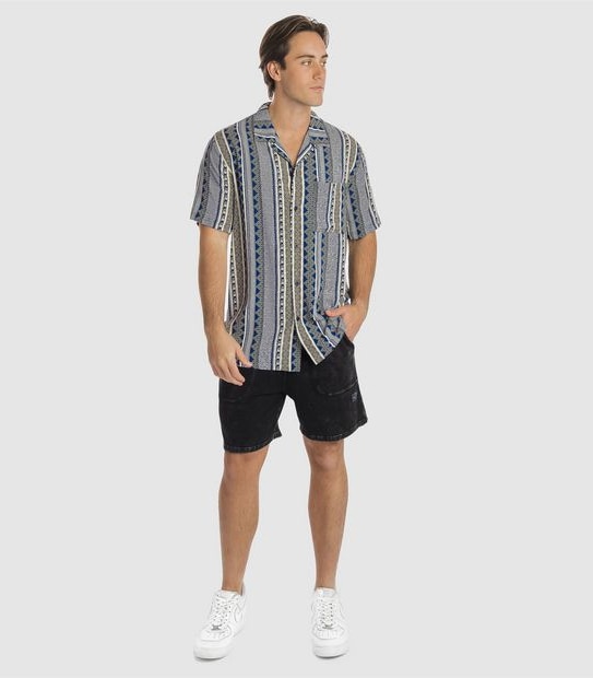 Piping Hot Geo Short Sleeve Shirt