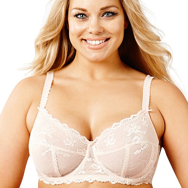 Ava Full Figure Bra - Blush Ava Full Figure Bra - Blush