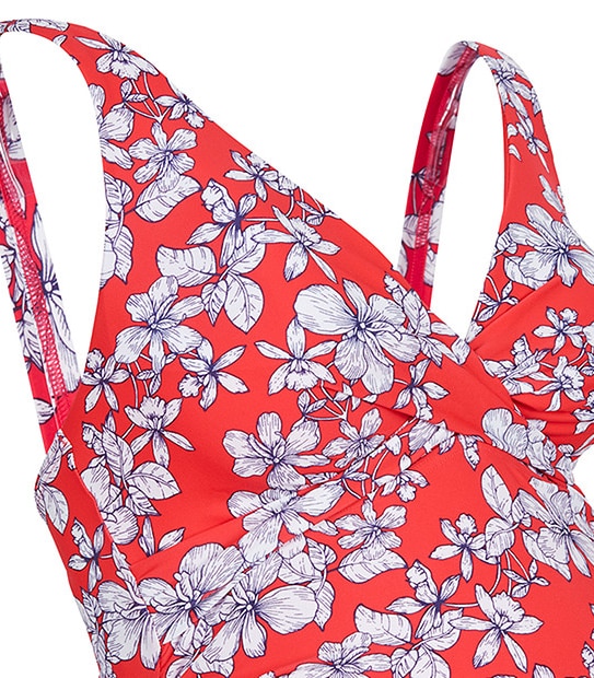 Maternity One Piece Swimsuit - Tropical 