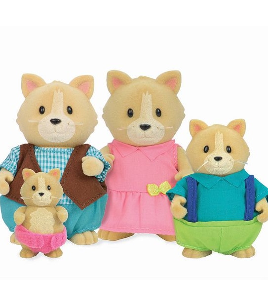 Li'l Woodzeez Cat Family