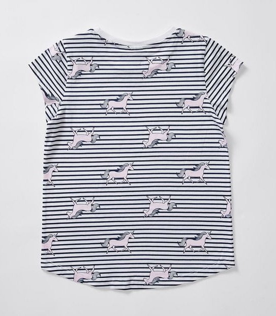 Unicorn Striped Pyjama Set