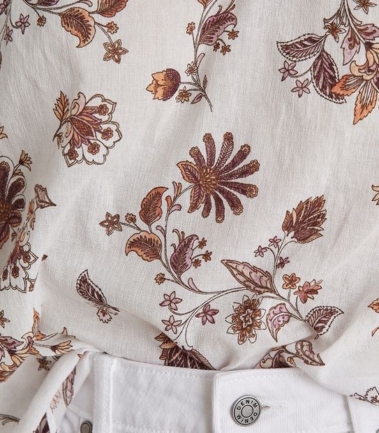 Shirred Yoke Grandad Shirt